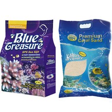 Blue Treasure SPS 海鹽 6.7kg + Sansa 5kg 0.5~1mm 套組, 1套