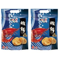 KAKA 卡卡 醬燒蝦餅 原味 80g - 台灣經典零食 酥脆涮嘴, 2包