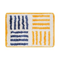 西格傢飾 北歐系加厚吸水防滑浴室植絨地墊, 平行時空