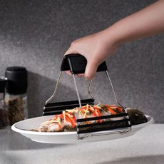 이브리영 다용도 주방 냄비 집게, 블랙, 1개