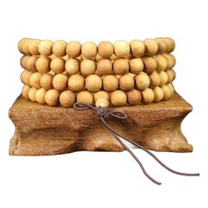 Endove 108念珠 佛教用品, 側柏木, 1個