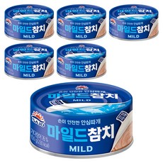 사조참치 마일드 참치, 150g, 6개