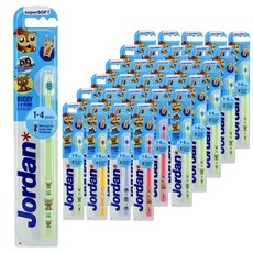 Jordan Buddy 兒童牙刷 Step 1, 隨機出貨, 36個, 1件