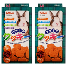 PetBest 健康密碼/兔用手作野生漿果餅干, 100g, 2盒