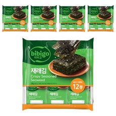 비비고 재래김 도시락김 12p, 48g, 5개