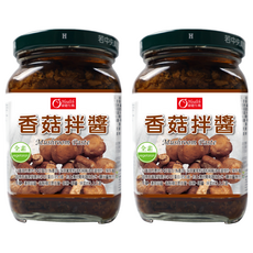 康健生機 香菇拌醬, 全素, 380g, 2罐