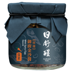 日舒醒 金沙醬 放牧鴨蛋製作 可拌飯拌麵拌菜 無色素 無防腐劑 無人工香料, 150g, 1罐