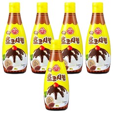오뚜기 달콤한쵸코시럽, 220g, 5개