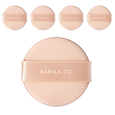 BANILA CO 芭妮蘭 Covericious終極氣墊粉撲, 5個, 單色