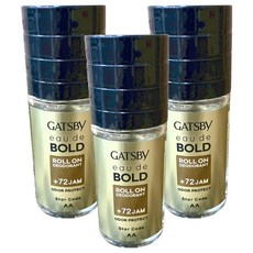 GATSBy 止汗體香滾珠 沉靜情懷, 50ml, 3個