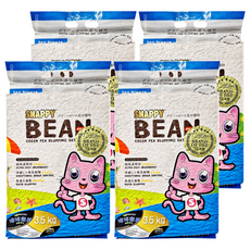 SNAPPY 纖維豆腐砂, 海洋微風, 3.5kg, 綠野系列, 4包