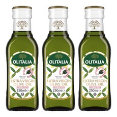OLITALIA 奧利塔特級初榨橄欖油 100%義大利橄欖 適合中低溫料理, 250ml, 3瓶