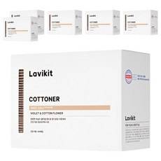 La vikit Cottoner 衣物柔軟香氛紙 白亞麻香, 40片, 6盒