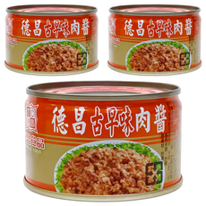 德昌 古早味肉醬, 140g, 3罐