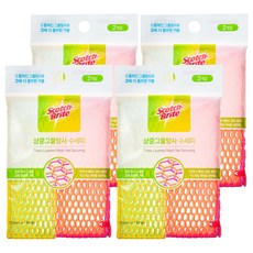 3M Scotch-Brite 百利 三層網格洗滌布 2件組, 4組