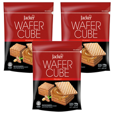Jacker 傑克 花生方形威化酥, 150g, 3包