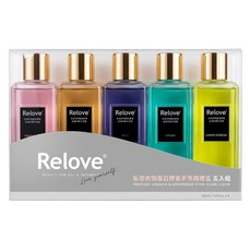 Relove 私密衣物蛋白酵素去漬抑菌手洗精禮盒, 220ml, 5瓶