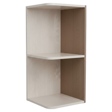 二層轉角櫃 30 x 30 x 54cm, 橡木色, 1個