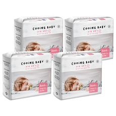 韓國 COOiNG 全面包覆乾爽黏貼型尿布, L, 104片