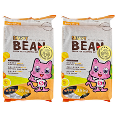 SNAPPY 纖維豆腐砂, 3.5kg, 熱帶柑橘, 2包