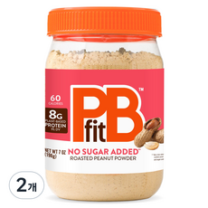 피비핏 노슈가 땅콩버터 파우더, 198g, 2개