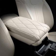 AIMBAN 汽車扶手 X 中央扶手箱靠墊, 棉米色, 1個