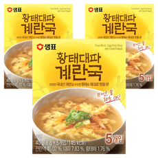 Sempio 膳府 明太魚大蔥蛋花湯即食沖泡湯塊, 3盒, 40g