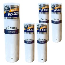 LUCIDO 倫士度 強黏造型噴霧, 180g, 5個