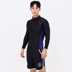 aquatica 男士拉鍊防曬衣上衣 + 海灘褲套裝 AQAMBC