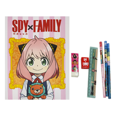 收納王妃 袋裝文具組, 間諜家家酒 多色, 1組