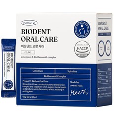 프로젝트21 고양이 비오덴트 케어 영양제, 60g, 구강, 1개