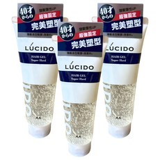 LUCIDO 倫士度 強黏造型髮膠, 3個, 160g