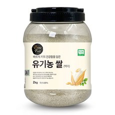 Prime Field 유기농 쌀 백미, 상등급, 2kg, 1개