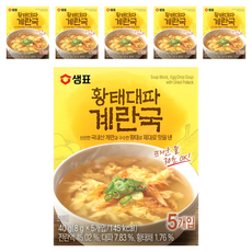 샘표 황태대파 계란국 5개입, 40g, 6개
