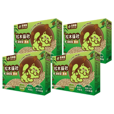 CAT'S JOY 喜樂貓 凝結型松木貓砂, 7L, 天然除臭, 99.5%無粉塵, 可沖馬桶, 原木, 4盒