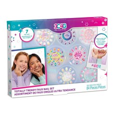 make it real 美麗夢工坊 美甲貼套組 84件, 花樣少女 多色, 1組