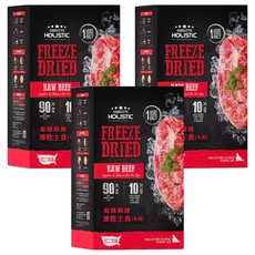ABSOLUTE HOLISTIC 犬主食凍乾, 牛肉, 360g, 3盒