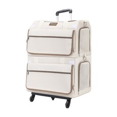 YBtoo pet 悦佰兔 寵物外出行李推車 + 上層包 + 下層包, 1組, 棕色