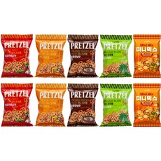 迷你蝴蝶脆餅 切達起司口味+芥末口味+鐵板海鮮口味+辛辣牛肉口味+綜合切達起司口味餅乾 各2入, 810g, 1組