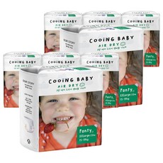 Cooing 에어드라이 풀커버 팬티형 기저귀 아동용, 점보형(2XL), 160매