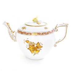 Herend 阿波尼玫瑰壺鈕茶壺, 800ml, 1個