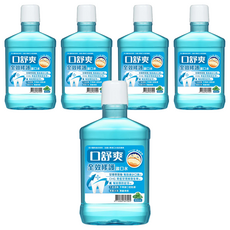 SHITEH 西德 口舒爽 全效修護漱口水 無酒精配方 含甘草萃取, 600ml, 5瓶