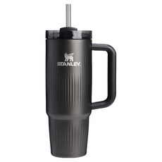 스탠리 퀜처 H2.0 플루티드 텀블러, 블랙, 887ml, 1개 블랙, 887ml, 1개