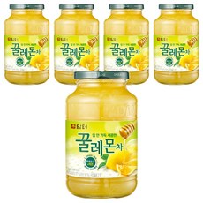 담터 꿀레몬차, 1kg, 5개, 1개입