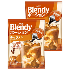 AGF Blendy 濃縮咖啡球 焦糖風味, 18g, 6個, 2袋