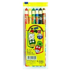 지구화학 색색이 색연필, 1개, 6색