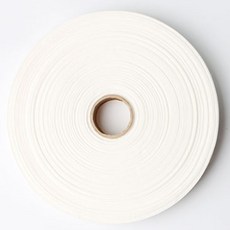 時尚亮點尼龍平織帶 38mm 100碼, 白色, 1個