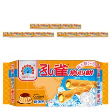 孔雀 捲心餅雞蛋布丁, 63g, 36包