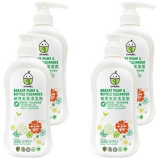 Chomel 啾美兒 嬰兒食器洗潔劑, 4個, 500ml