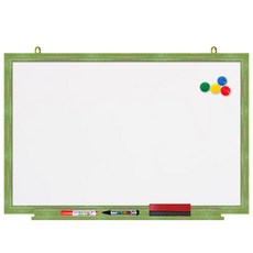 파란들칠판 자석 화이트 보드, 그린파스텔
